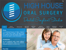 Tablet Screenshot of highhouseoralsurgery.com